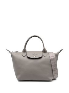 Longchamp sac Le Pliage à bride logo - Gris