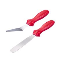 Westmark Patisseriemessen 2 Stuks Rood/RVS