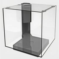 Superfish Qubiq 30 Zwart Aquarium Set met Voet - Stijlvol & Compact voor de Modern Aquariaan