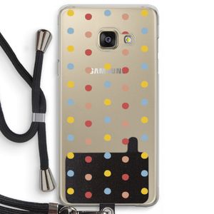 Bollen: Samsung Galaxy A3 (2016) Transparant Hoesje met koord