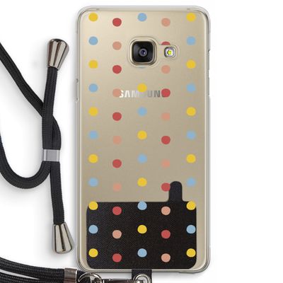 Bollen: Samsung Galaxy A3 (2016) Transparant Hoesje met koord