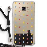 Bollen: Samsung Galaxy A3 (2016) Transparant Hoesje met koord