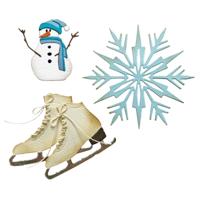 Sizzix • tim holtz thinlits die set vault winter wishes 10pcs