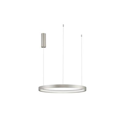 Lyora Ronde hanglampPerrine zilvergrijs Ø 60cm - 9345618