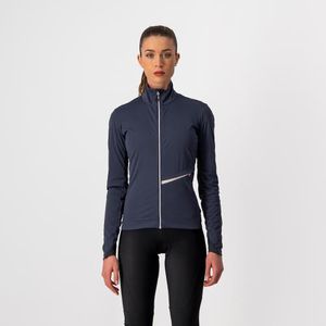 Castelli GO fietsjack donker blauw dames L