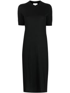 Barrie robe mi-longue en cachemire - Noir