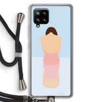 Mirror: Samsung Galaxy A42 5G Transparant Hoesje met koord