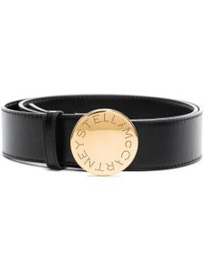 Stella McCartney ceinture à boucle logo Stella - Noir