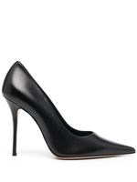 Casadei escarpins en cuir à bout pointu 110 mm - Noir