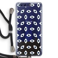 Eyes pattern: Honor 9 Transparant Hoesje met koord