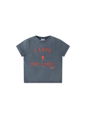 Knitted I Love T-Shirt Black