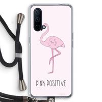 Pink positive: OnePlus Nord CE 5G Transparant Hoesje met koord