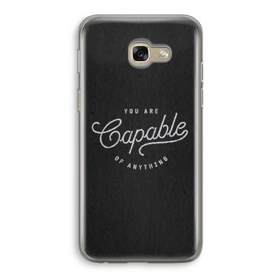 Capable: Samsung Galaxy A5 (2017) Transparant Hoesje