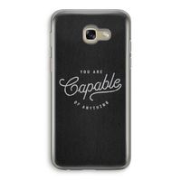 Capable: Samsung Galaxy A5 (2017) Transparant Hoesje
