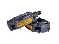 Simson Pedalen kids small 1/2 inch reflectie zwart per set