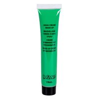 Schmink/make-up tube - groen - 19 gram - waterbasis - carnaval/Halloween