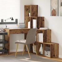 Hoekbureau Oud hout 101,5 x 149,5 x 149,5 cm Bewerkt hout