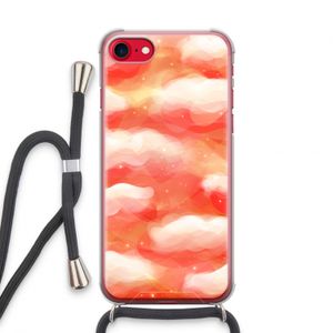 Lichte Wolken: iPhone SE 2020 Transparant Hoesje met koord