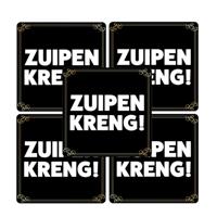 Fun horeca bierviltjes Zuipen kreng 50 st