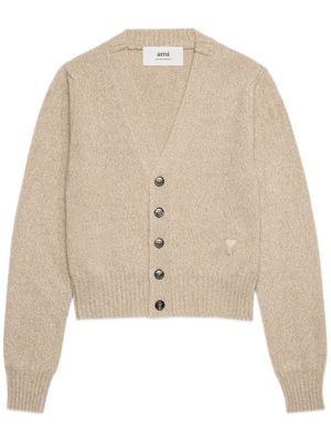 AMI Paris cardigan Ami de Coeur à effet mélangé - Tons neutres