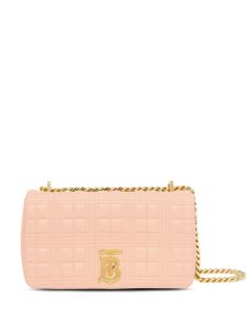 Burberry mini sac Lola à design matelassé - Rose