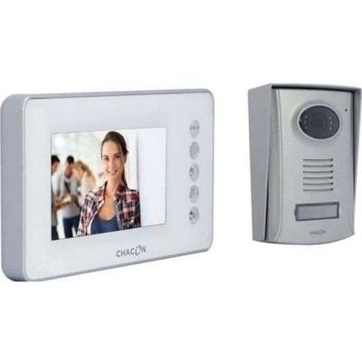 CHACON 4-draads kleuren videofoon 4.3 handsfree