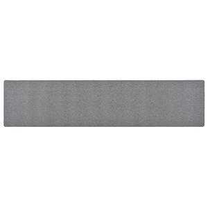 VidaXL Tapijtloper 80x400 cm donkergrijs