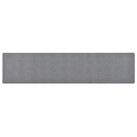 VidaXL Tapijtloper 80x400 cm donkergrijs