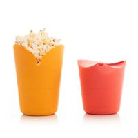 Inklapbare Siliconen Popcornpoppers Popbox InnovaGoods (Set van 2) - thumbnail