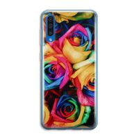 Neon bloemen: Samsung Galaxy A50 Transparant Hoesje Neon bloemen: Samsung Galaxy A50 Transparant Hoesje