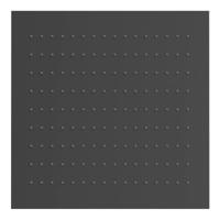 Hoofddouche Tres Exclusive | 38x38 cm | Vierkant | Zwart mat