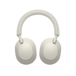 Sony WH-1000XM5 Headset Bedraad en draadloos Hoofdband Oproepen/muziek Bluetooth Zilver, Wit