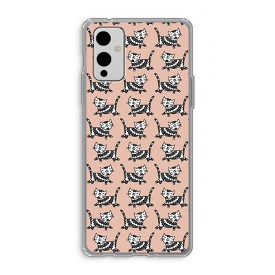 Zwarte poes: OnePlus 9 Transparant Hoesje
