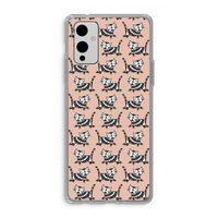 Zwarte poes: OnePlus 9 Transparant Hoesje