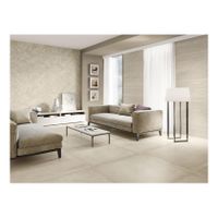 Baldocer Cerámica Larchwood Wandtegel | 40x120 cm | Gerectificeerd | Houtlook | Mat Beige