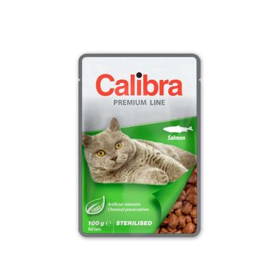 CALIBRA Cat Premium Sterilised Salmon - nat kattenvoer - 100g