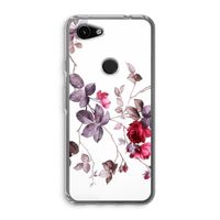 Mooie bloemen: Google Pixel 3a Transparant Hoesje