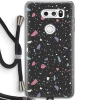Terrazzo N°16: LG V30 Transparant Hoesje met koord