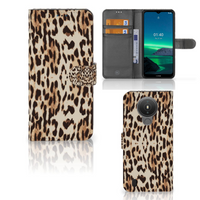 Nokia 1.4 Telefoonhoesje met Pasjes Leopard