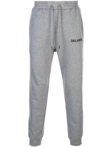 Delantic pantalon de jogging à logo brodé - Gris