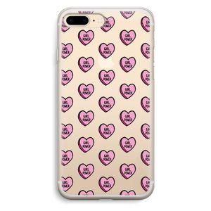 GIRL POWER: iPhone 7 Plus Transparant Hoesje