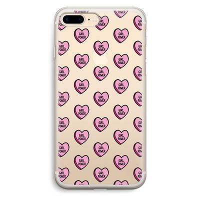 GIRL POWER: iPhone 7 Plus Transparant Hoesje