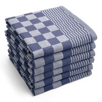 Byrklund Theedoek Clean & Tidy Blauw(6 stuks) - thumbnail