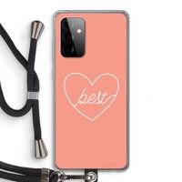 Best heart: Samsung Galaxy A72 5G Transparant Hoesje met koord