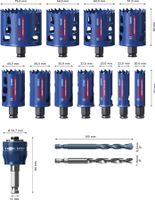 Bosch Accessoires Expert Tough Material gatzaag 20/22/25/32/35/40/44/51/60/64/76 mm 13-delig - 1 stuk(s) - 2608900447 - thumbnail