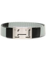 Hermès Pre-Owned ceinture à plaque logo H (2010) - Bleu