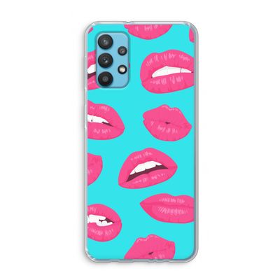 Bite my lip: Samsung Galaxy A32 4G Transparant Hoesje