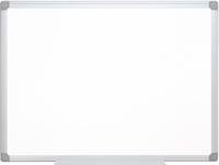 Q-CONNECT whiteboard, met aluminium frame, melamine, 1zijde wit, 1 zijde geruit, 90 x 60 cm
