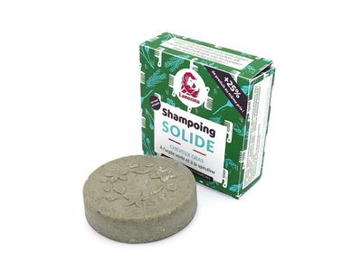 Lamazuna Shampoo blok - vet haar - groene klei & spirulina
