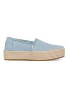 Toms Valencia Platform Espadrille 10019798 Lichtblauw maat